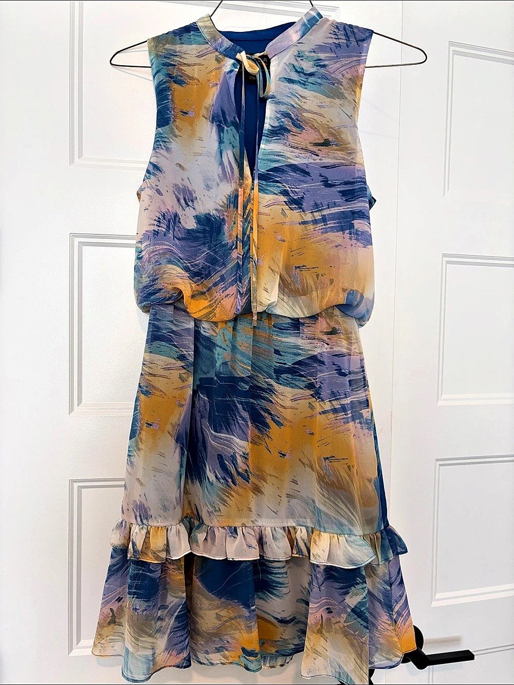 Laundry by Shelli Segal Abstract Print Mini Dress Size 0